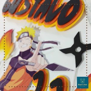 Topo de Bolo Naruto - Magma Festas