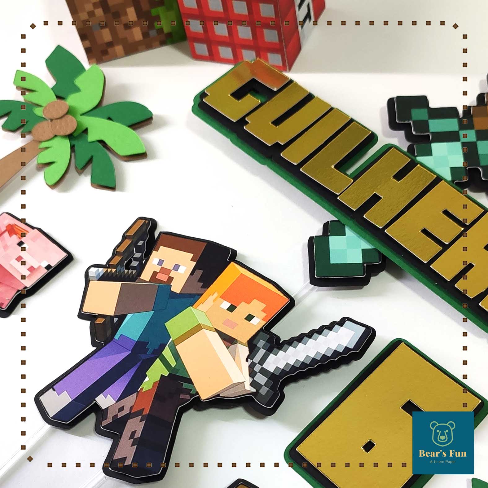 Kit Papel Digital Minecraft