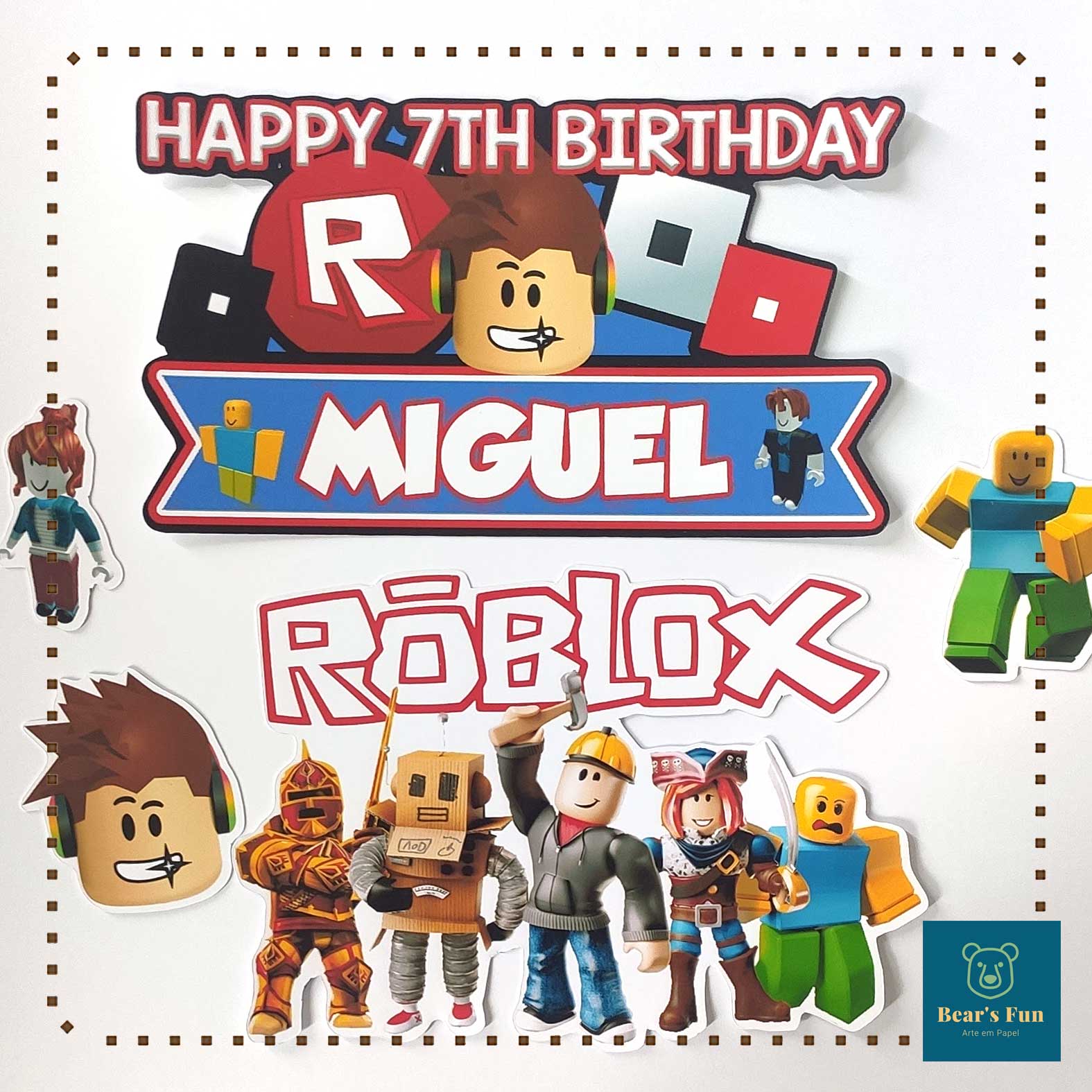 Topo de Bolo Roblox